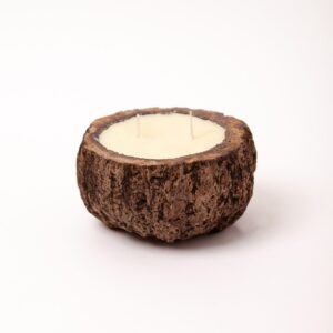 Vela Artesanal de Breu Branco no Ouriço da Castanha